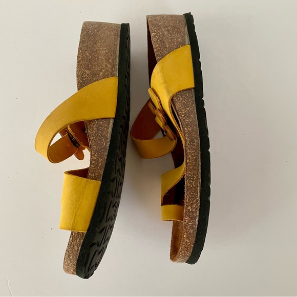 Bionatura Suede Cork Comfort Italy Boho Flower Garden Girl Cottagecore 6 Sandals - Picture 4 of 11